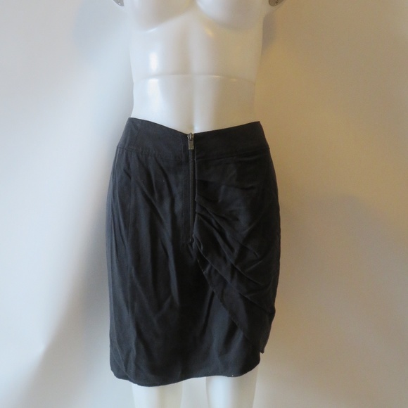 NWT BOSS ORANGE BLACK LINED SKIRT SIZE 8 * - Picture 1 of 6
